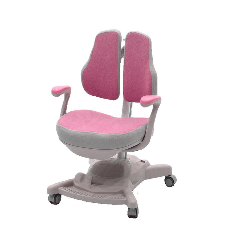 Height Adjustable Children Kids Ergonomic Study Desk Chair Set 80cm Pink AU