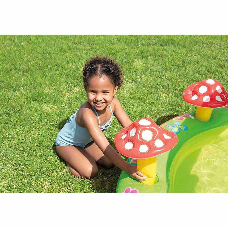 INTEX  Colorful Inflatable My Garden Water Filled Play Center with Slide 57154NP