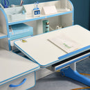 120cm Height Adjustable Children Kids Ergonomic Study Desk Blue AU