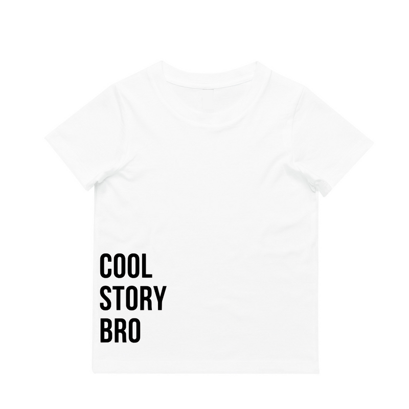 MLW By Design - Cool Story Bro Tee | Size 8