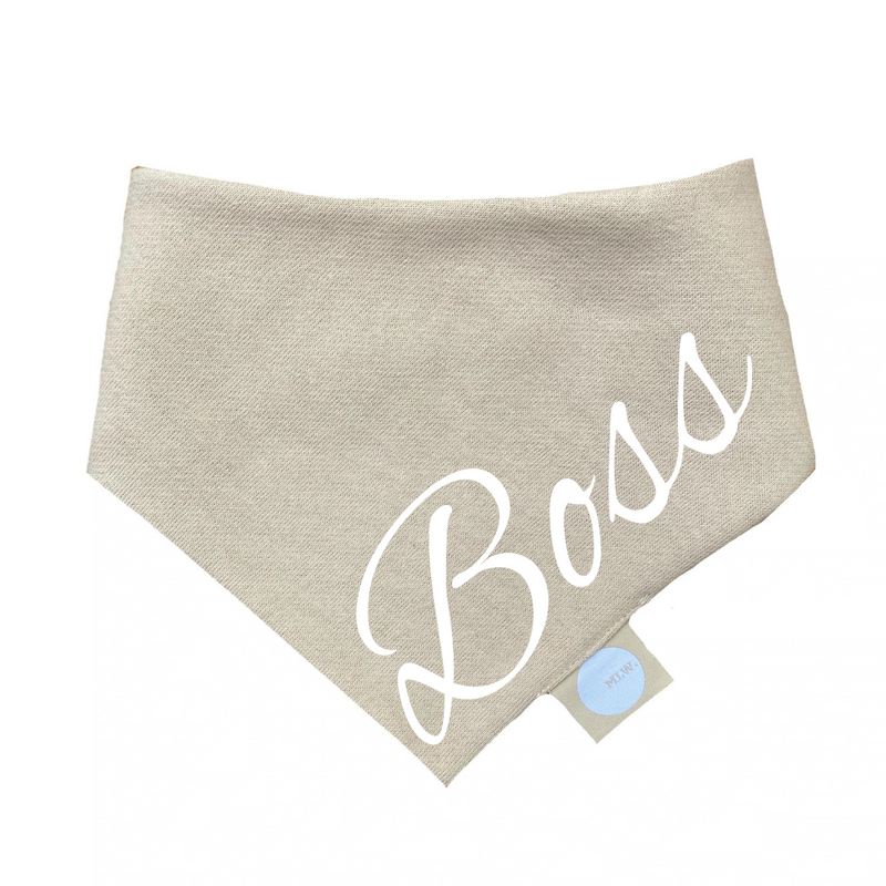 MLW By Design - Boss Bandana Bib | Sand