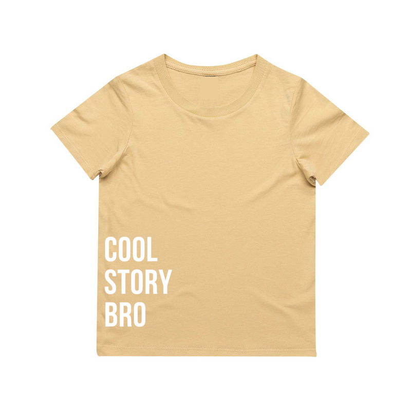 MLW By Design - Cool Story Bro Tee | Size 2