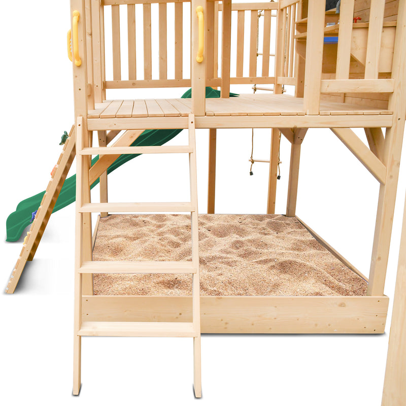 Lifespan Kids Kingston Cubby House with 2.2m Green Slide