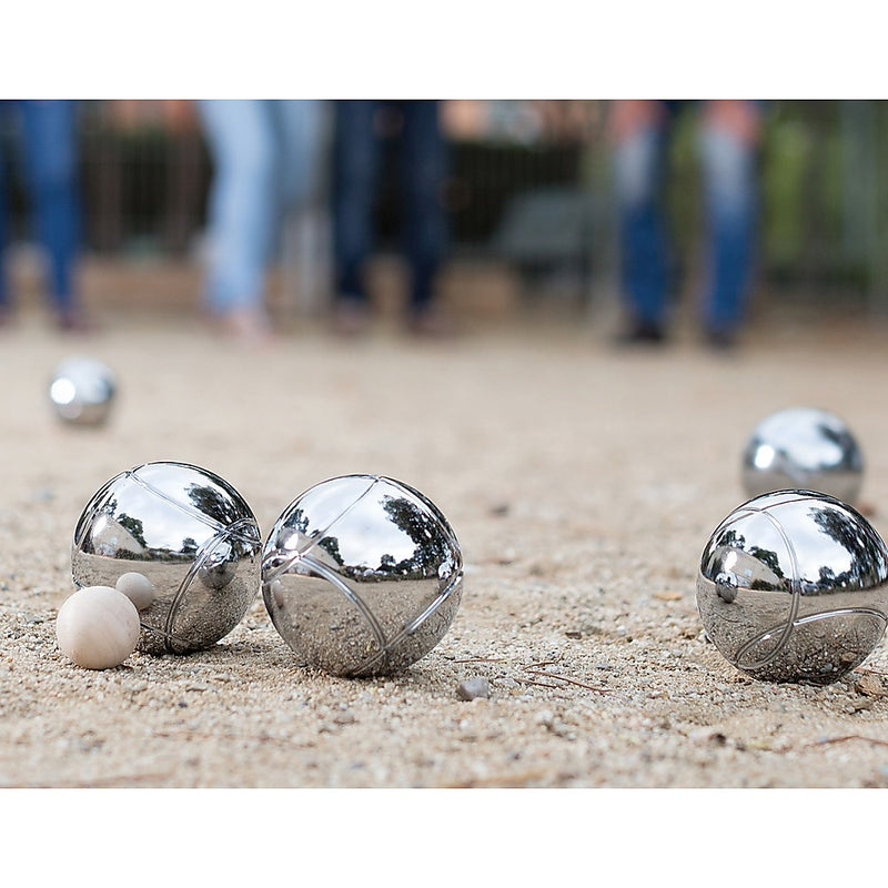 Deluxe Boules Bocce 8 Alloy Ball Set