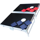 Bean Bag Toss Cornhole Game Set Aluminium Frame Portable Design