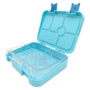 Bento Lunch Box Kids Leakproof Food Container School Picnic - Blue