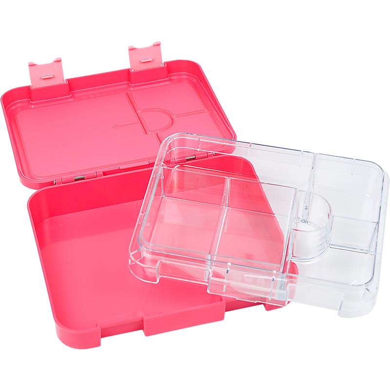 Bento Lunch Box Kids Leakproof Food Container School Picnic - Pink