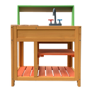 Children’s Outdoor Play Mud Kitchen Sand Pit with Display Shelf