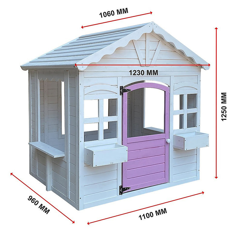 Cubby House Kids Wooden Outdoor Playhouse!