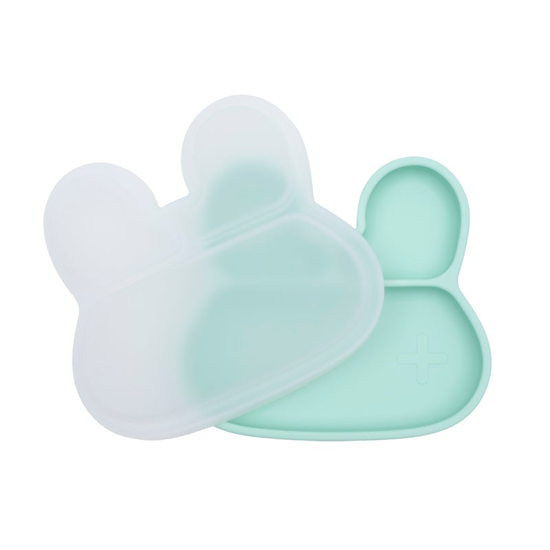 We Might Be Tiny Kids Bunny Stickie Plate Lid
