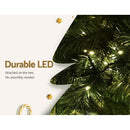 Jingle Jollys Christmas Tree 1.8M Xmas Tree with 1980 LED Lights Warm White