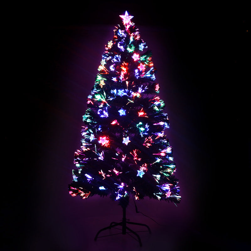 Jingle Jollys Christmas Tree 1.5M LED Xmas trees with Lights Multi Colour