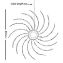 Jingle Jollys Christmas Motif Lights LED Spinner Light Waterproof Colourful