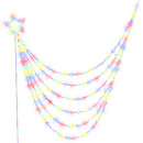 Jingle Jollys 3M Christmas Curtain Fairy Lights String 200 LED Party Wedding