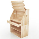 My duckling Solid Wood 2 in 1 Bear Display Bookcase