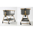 Rever Bebe Dream On Me Bassinet Co Sleeper Charcoal Grey