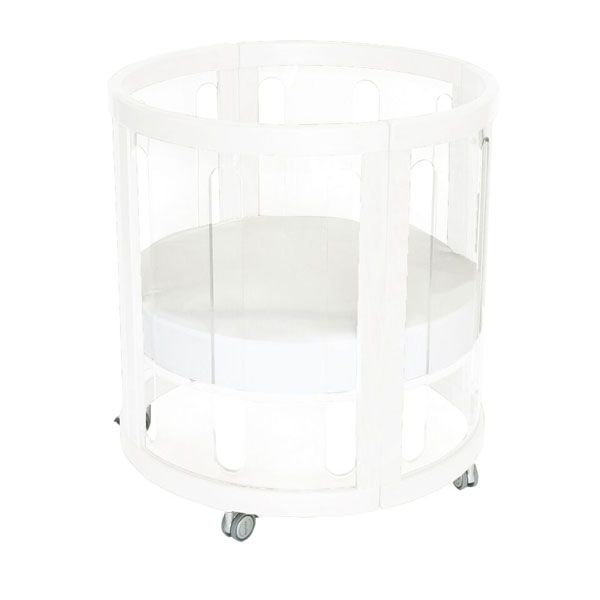 Babyhood Kaylula Sova Cot Clear Beech Mattress