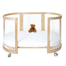 Babyhood Kaylula Sova Cot Clear Beech + Mattress