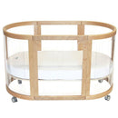 Babyhood Kaylula Sova Cot Clear Beech + Mattress