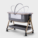 Rever Bebe Dream On Me Bassinet Co Sleeper Charcoal Grey