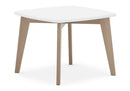 Boori Thetis Squared Table – Truffle & Barley White