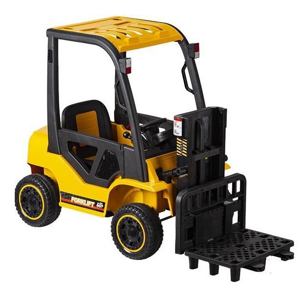 Little Riders Kids Ride On Car Forklift 12V - Yellow