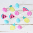 Lolli Living Flamingo Fruity Pompom Garland