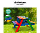 Keezi Kids Wooden Picnic Bench with Umbrella