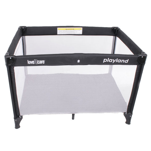 Love N Care - Playland Travel Cot  - Nero
