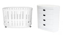 Babyhood - Kaylula Sova Cot & Chest Package (with Mattress Set)