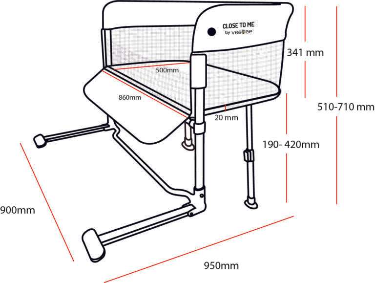 Valco Baby Close To Me Baby Co-Sleeper