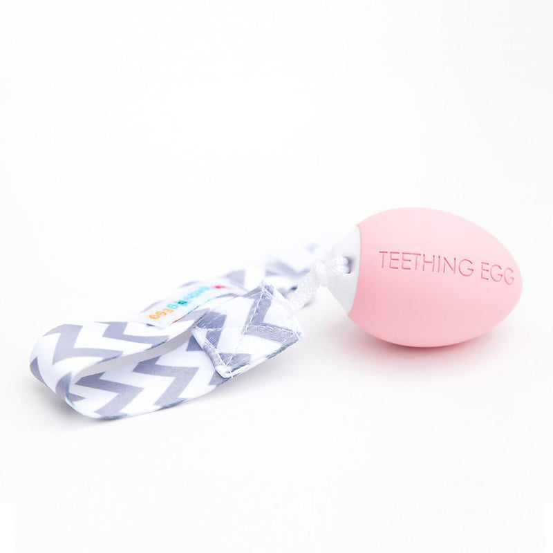 The Teething Egg Baby Pink