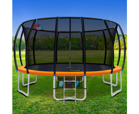 16FT Round Trampolines With Basketball Hoop