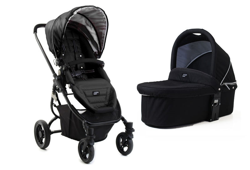 Valco Baby Snap Ultra P Stroller with Q bassinet - Midnight
