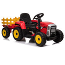 Little Riders Kids Ride On Car Farm Expert Tractor with Trailer 12V