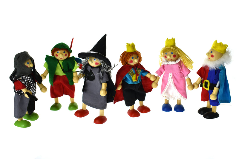 PRICE FOR 6 ASSORTED SNOW WHITE FLEXI DOLL