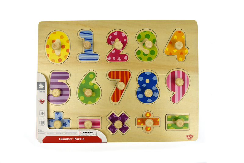 NUMBERS MATHS PEG PUZZLE