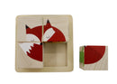WOODEN BLOCK PUZZLE JUNGLE ANIMAL