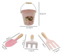 CALM & BREEZY KIDS GARDEN TOOL 4PCS SET PINK