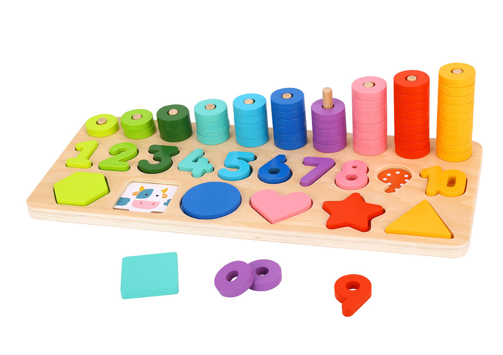 COUNTING STACKER WITH SHAPES