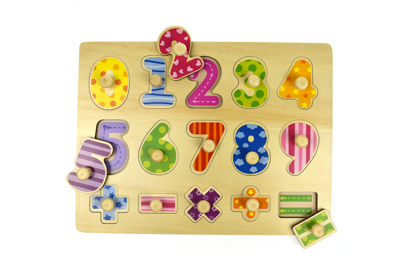 NUMBERS MATHS PEG PUZZLE