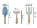 CALM & BREEZY KIDS GARDEN TOOL 3PCS SET BLUE