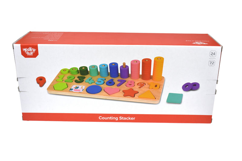 COUNTING STACKER WITH SHAPES