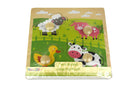 FARM ANIMAL LARGE PEG PUZZLE