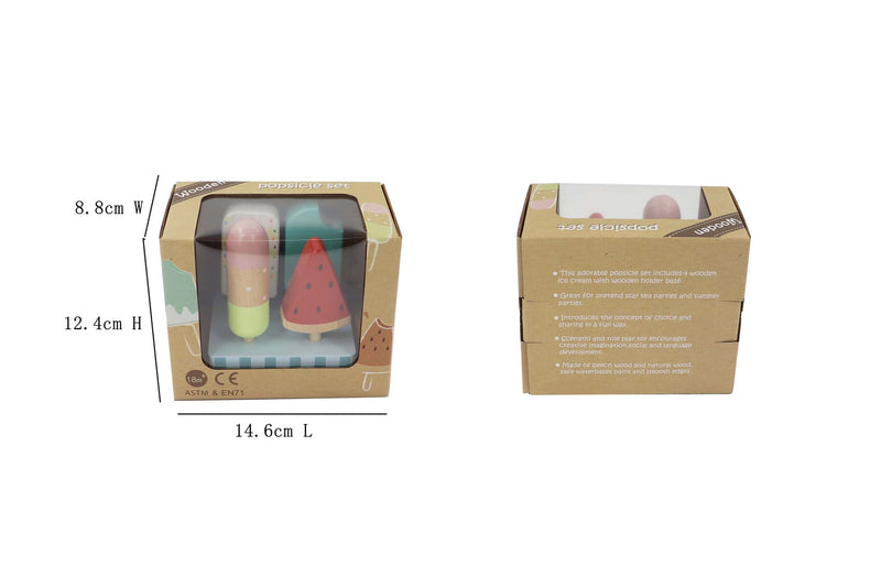 WOODEN ICY POLE SET