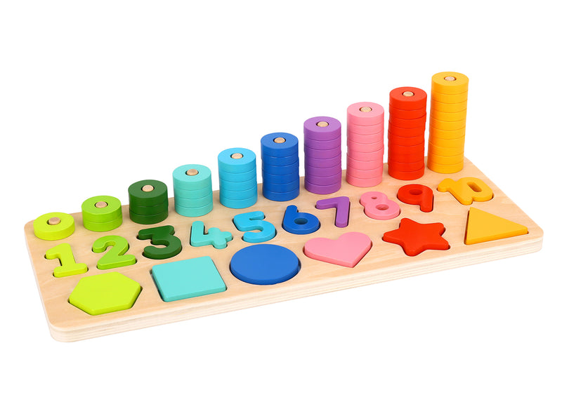 COUNTING STACKER WITH SHAPES